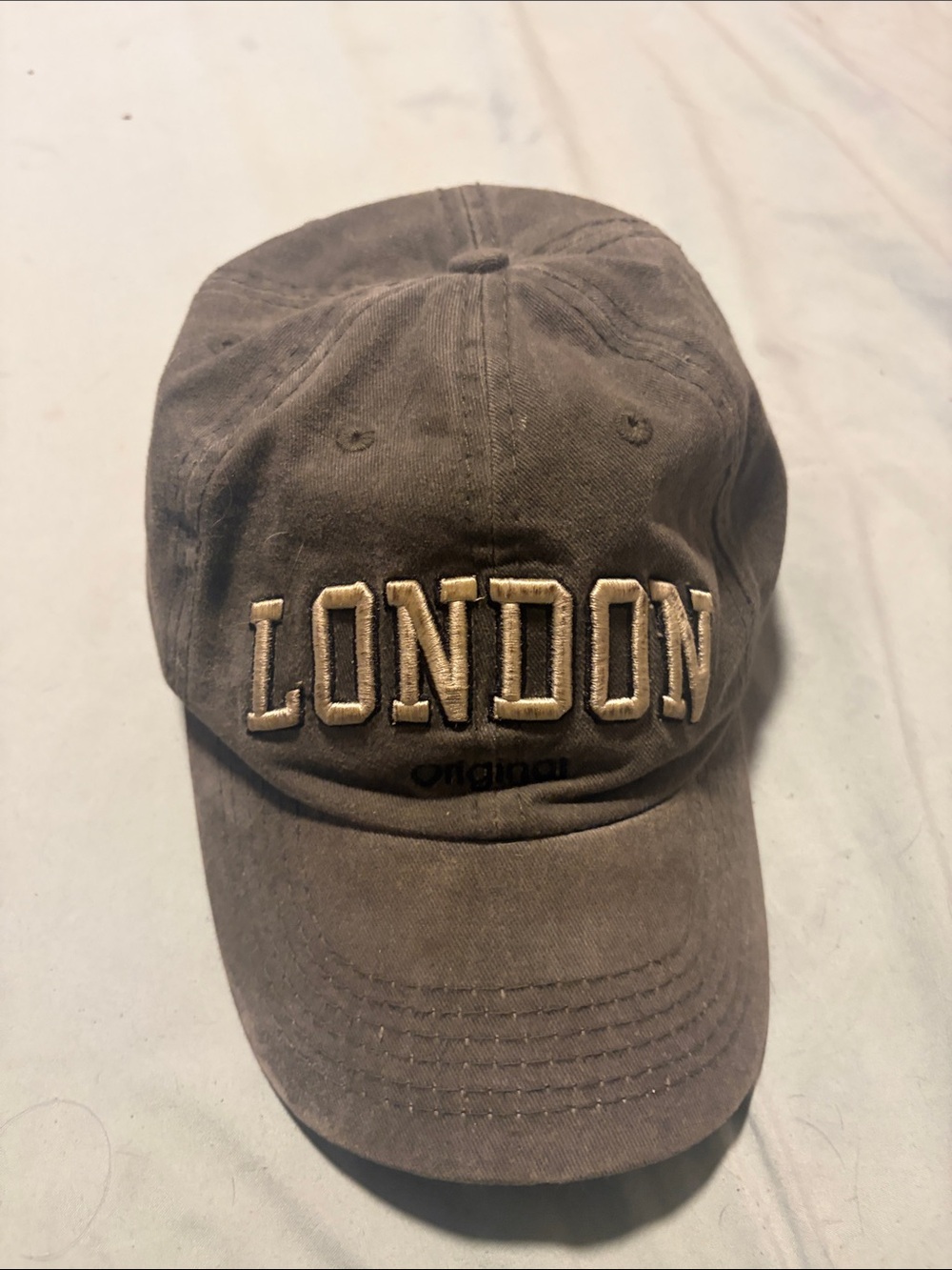 Robin Ruth Brown Embroidered Logo Baseball Cap